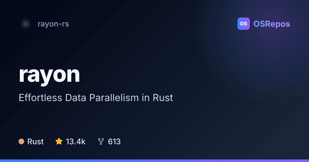 rayon: Parallelize Rust Computations Safely