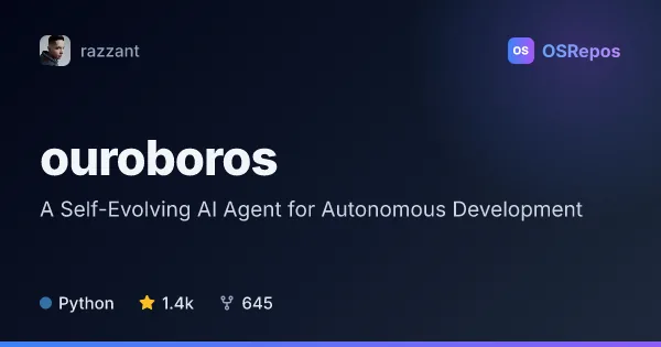 Ouroboros: A Self-Evolving AI Agent for Autonomous Development