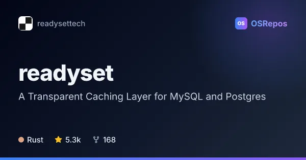 readyset: Cache Database Queries for Faster Reads
