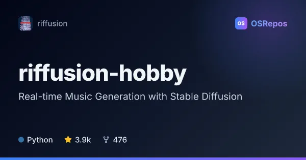 riffusion-hobby: Generate Music Audio with Stable Diffusion