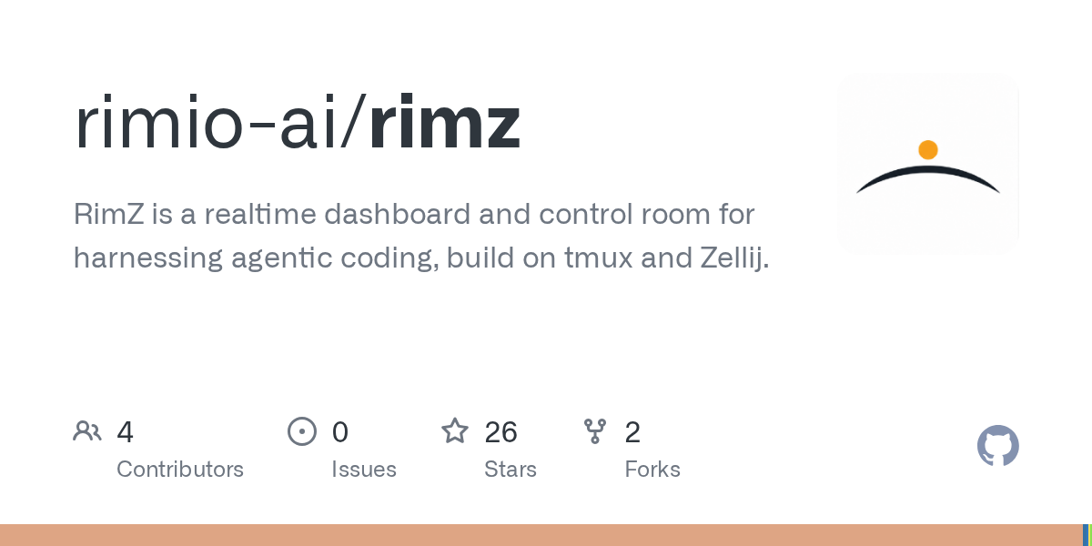 RimZ: Realtime Dashboard for Agentic Coding with tmux and Zellij