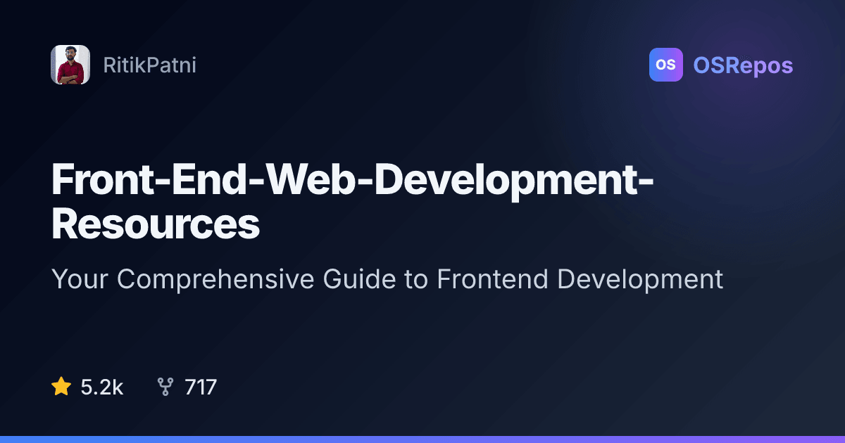 Front-End-Web-Development-Resources: Find Frontend Learning Resources