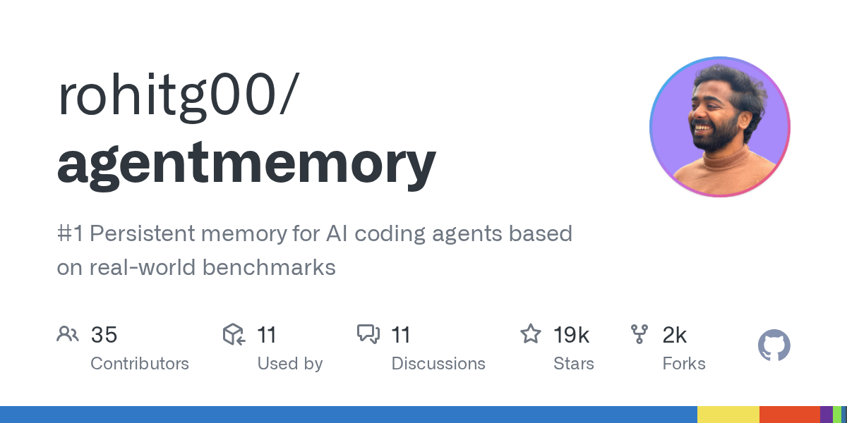 agentmemory: Persistent Memory for AI Coding Agents