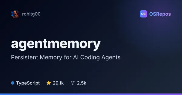 agentmemory: Persistent Memory for AI Coding Agents