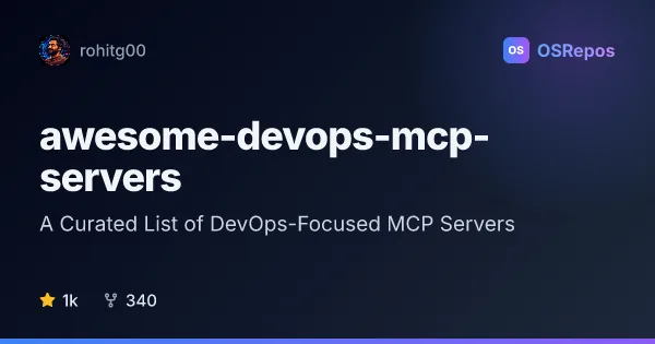 awesome-devops-mcp-servers: A Curated List of DevOps-Focused MCP Servers
