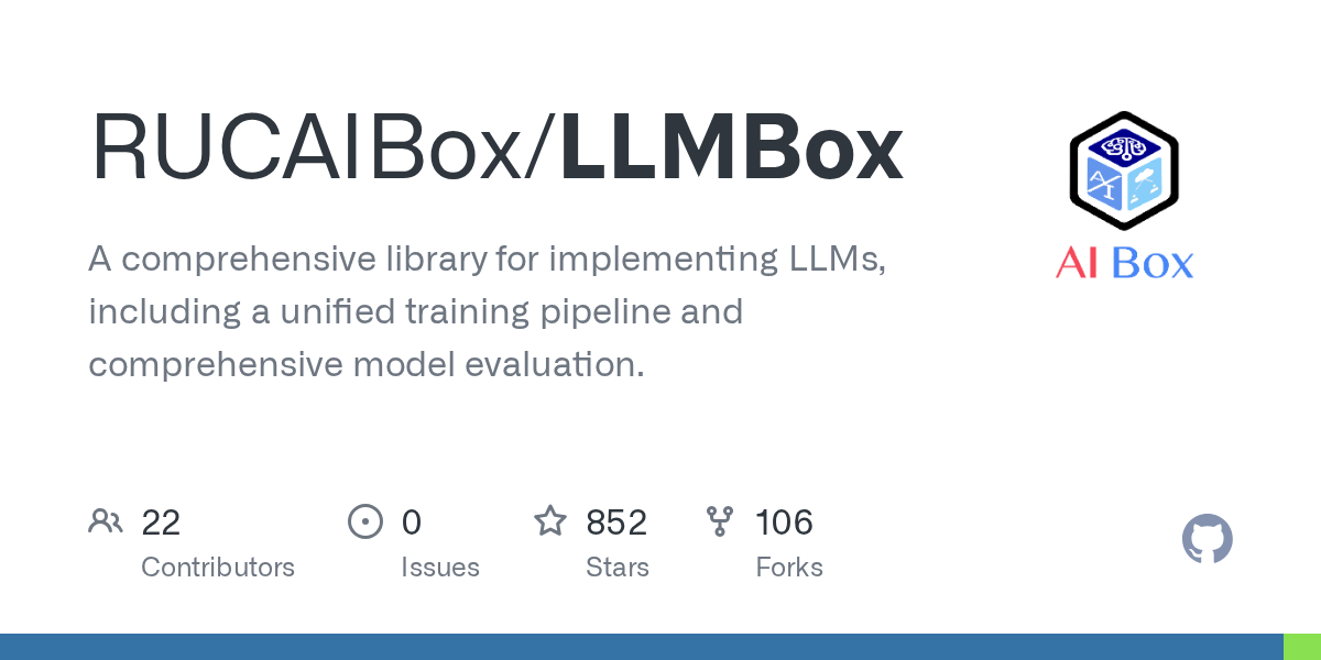 LLMBox: A Comprehensive Python Library for LLM Training and Evaluation