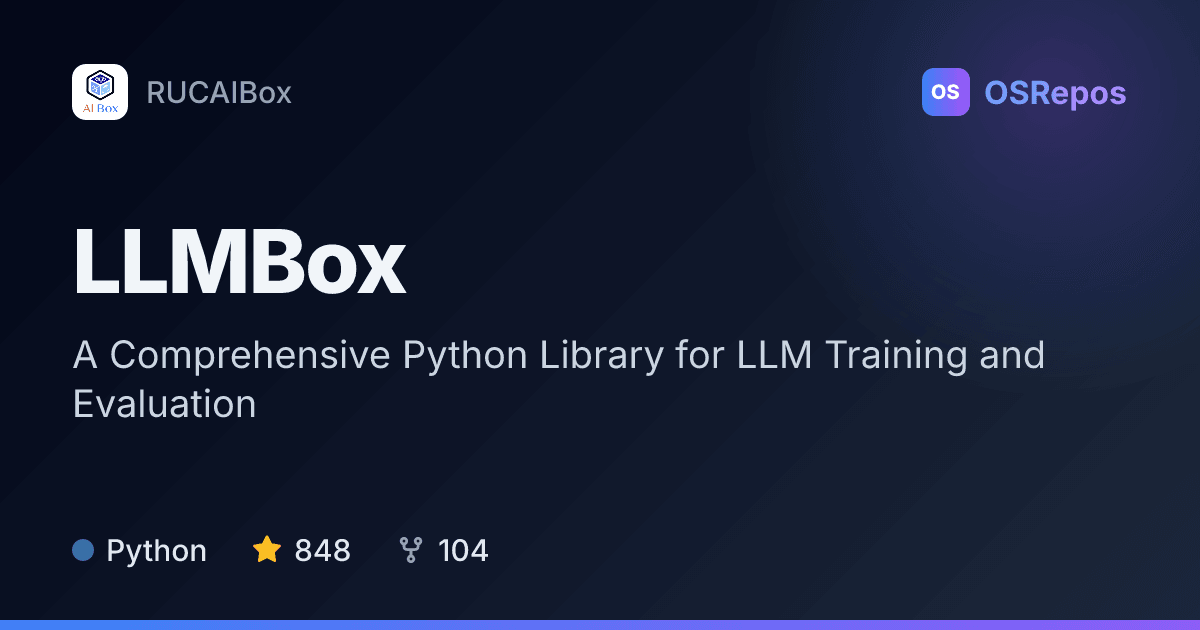 LLMBox: Train and Evaluate Large Language Models