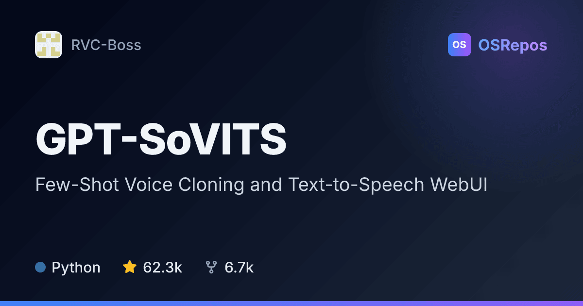 GPT-SoVITS: Clone Voices and Generate Speech from Text