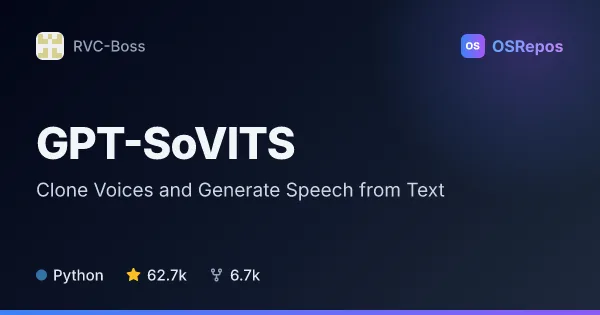 GPT-SoVITS: Clone Voices and Generate Speech from Text