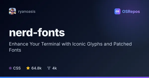 nerd-fonts: Add Developer Icons to Programming Fonts
