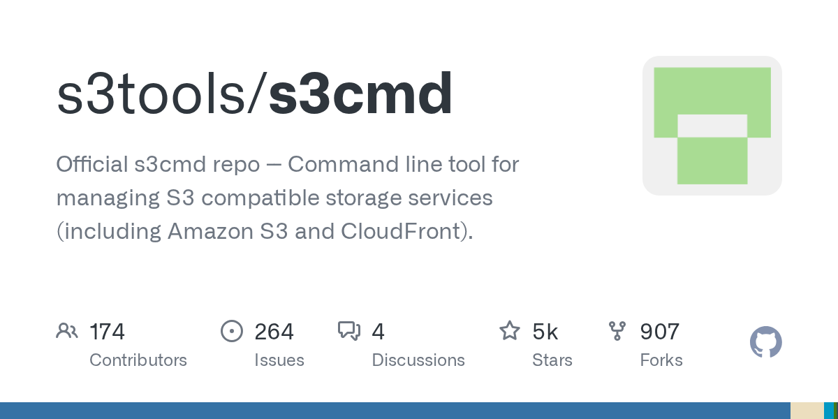 s3cmd: Command-Line Tool for S3 Compatible Storage Management