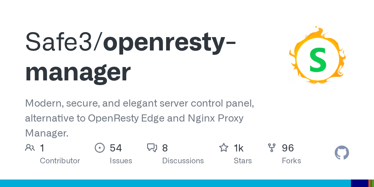 OpenResty Manager: A Modern Control Panel for OpenResty and Nginx