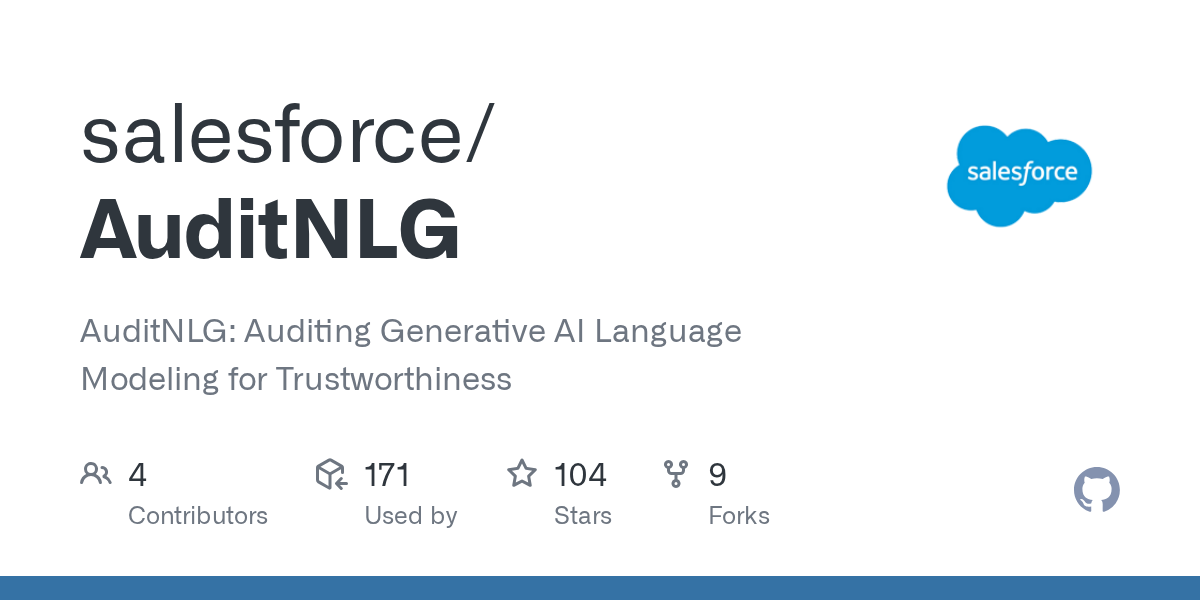 AuditNLG: Auditing Generative AI for Trustworthiness