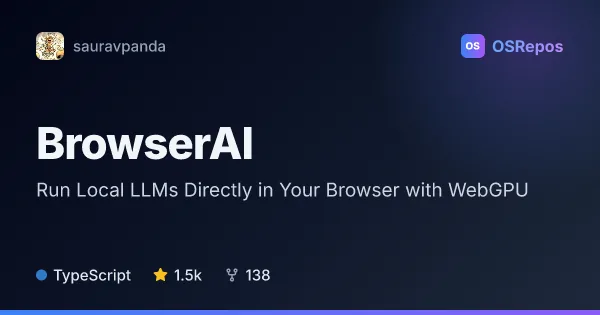 BrowserAI: Run AI Models Directly in Your Browser