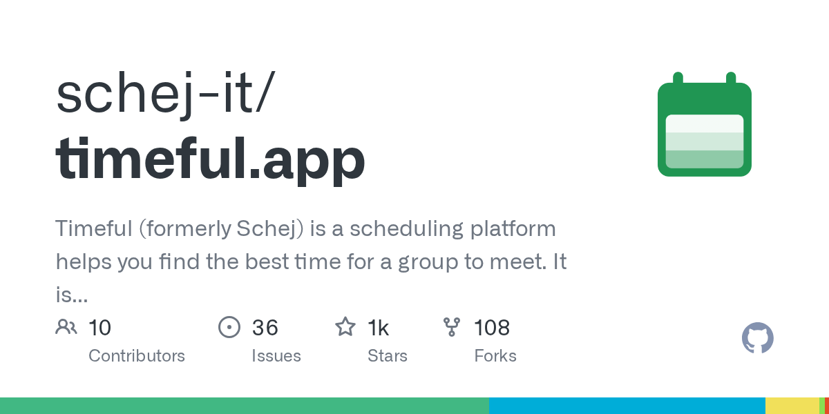 Timeful.app: An Open-Source Scheduling Platform for Group Meetings