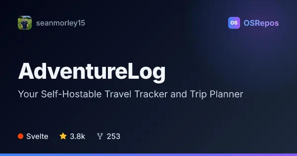 AdventureLog: Your Self-Hostable Travel Tracker and Trip Planner