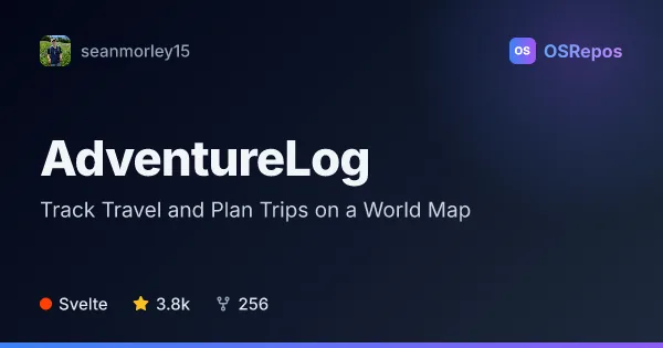 AdventureLog: Track Travel and Plan Trips on a World Map
