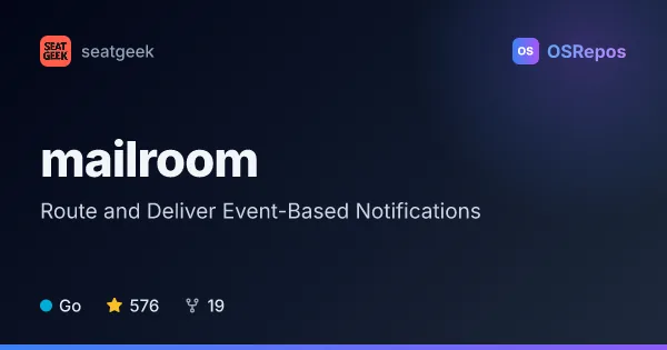 mailroom: Route and Deliver Event-Based Notifications