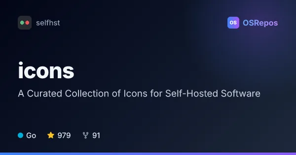 selfh.st/icons: A Curated Collection of Icons for Self-Hosted Software