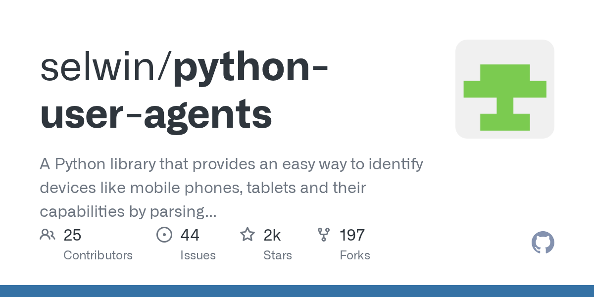 python-user-agents: Effortless User Agent String Parsing in Python