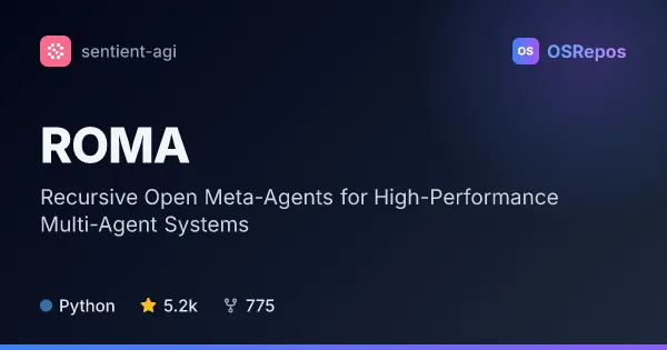 ROMA: Build Hierarchical Multi-Agent Systems