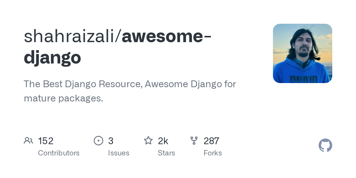Awesome Django: A Curated List of Essential Django Resources and Packages