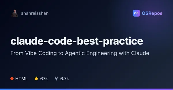 claude-code-best-practice: Learn Claude Code Workflows and Practices