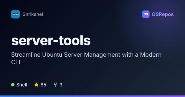 Server Tools (st): Streamline Ubuntu Server Management with a Modern CLI