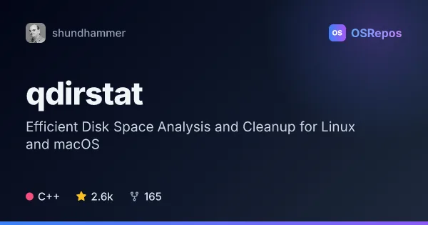 QDirStat: Efficient Disk Space Analysis and Cleanup for Linux and macOS