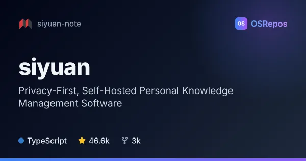 siyuan: Organize Knowledge in a Self-Hosted Workspace