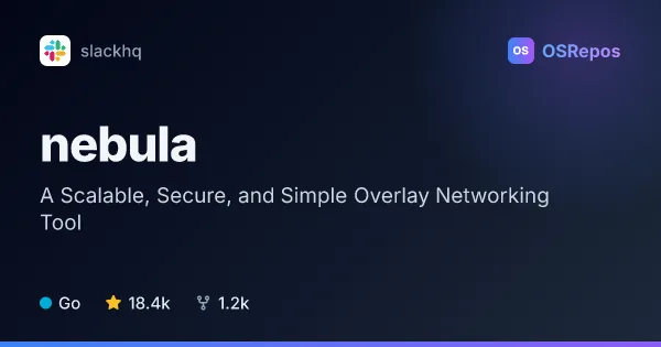 Nebula: A Scalable, Secure, and Simple Overlay Networking Tool