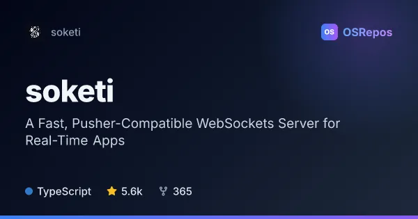 Soketi: A Fast, Pusher-Compatible WebSockets Server for Real-Time Apps