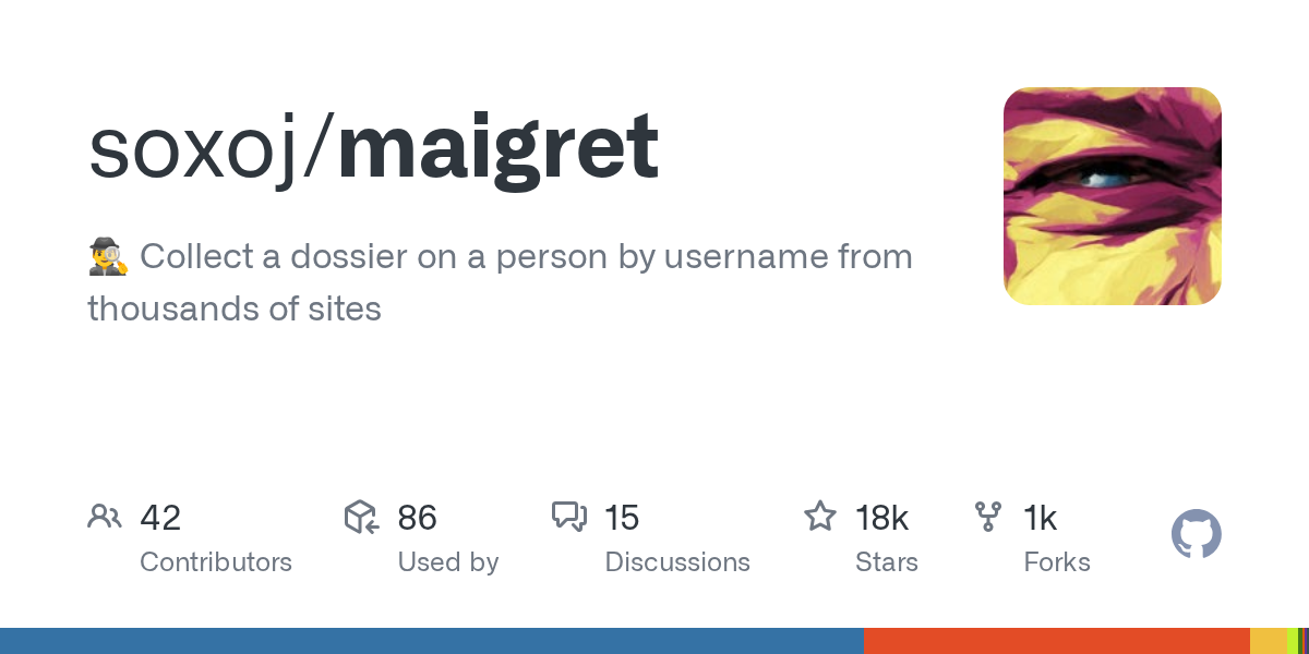 Maigret: OSINT Tool for Username-Based Information Gathering Across Thousands of Sites