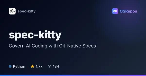 spec-kitty: Govern AI Coding with Git-Native Specs