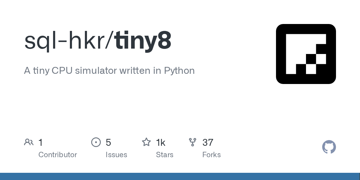Tiny8: An Educational 8-bit CPU Simulator with Interactive Visualization