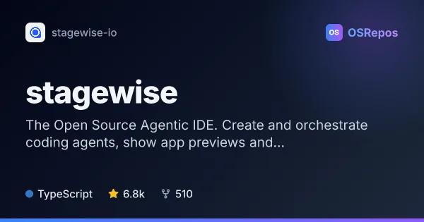 stagewise: Build and Orchestrate Coding Agents in an IDE