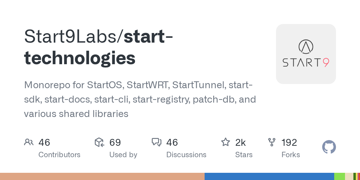 Start-Technologies: Monorepo for StartOS and Self-Hosting Solutions