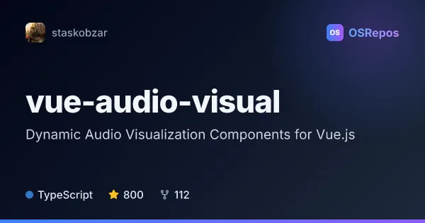 vue-audio-visual: Add Audio Visualizations to Vue Apps
