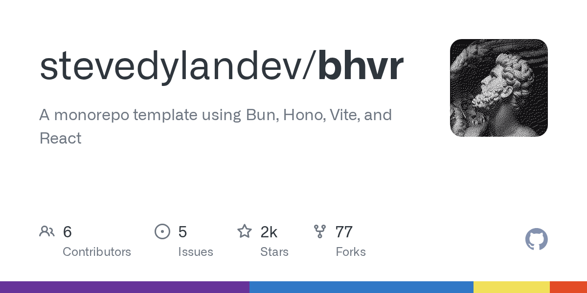 bhvr: A Full-Stack TypeScript Monorepo with Bun, Hono, Vite, and React
