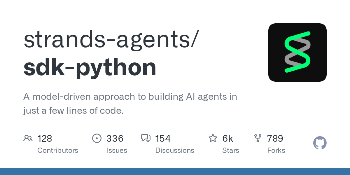 Strands Agents SDK-Python: Model-Driven AI Agent Development
