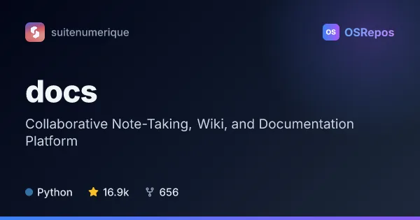 Docs: Collaborative Note-Taking, Wiki, and Documentation Platform