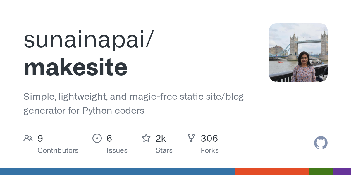 makesite: A Simple Python Static Site/Blog Generator