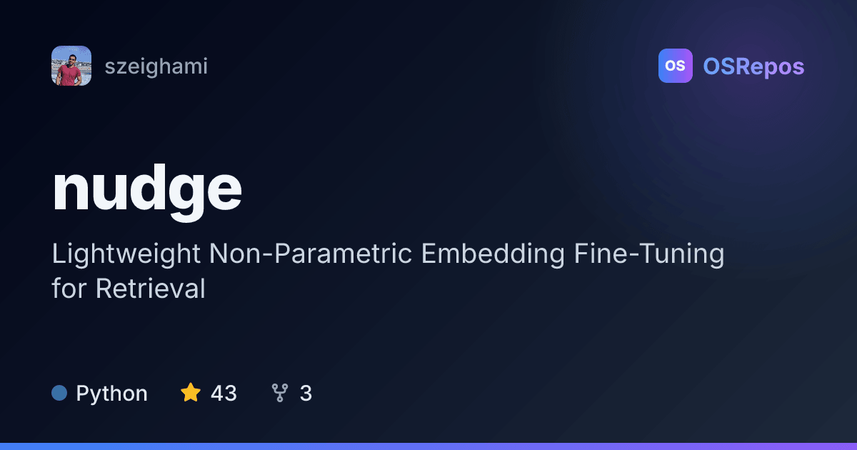 NUDGE: Lightweight Non-Parametric Embedding Fine-Tuning for Retrieval