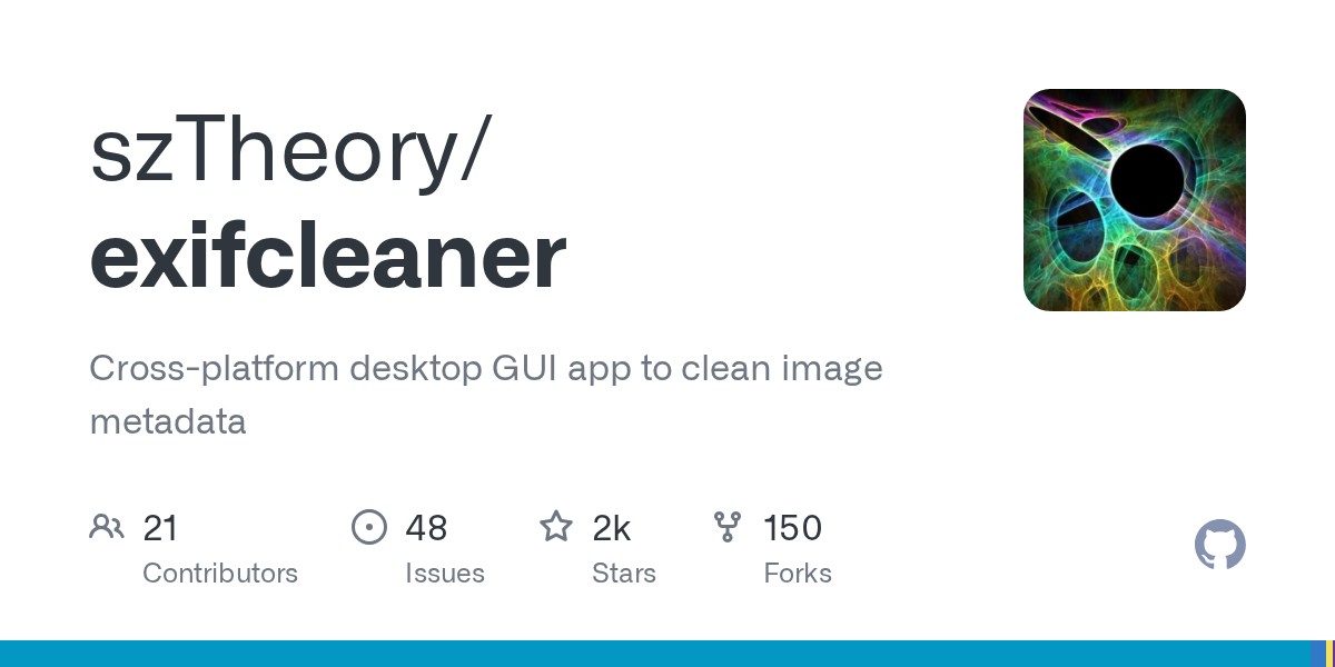 ExifCleaner: Cross-Platform Desktop App for Image Metadata Cleaning