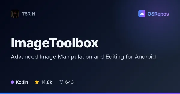 ImageToolbox: Edit, Convert, and Process Images on Android