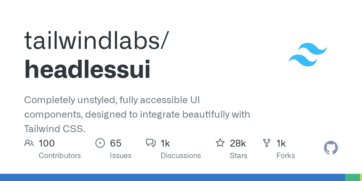 Headless UI: Unstyled, Accessible UI Components for React and Vue