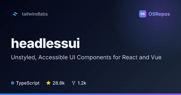 headlessui: Build Accessible, Unstyled UI Components
