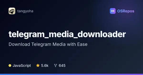 telegram_media_downloader: Download Telegram Media with Ease