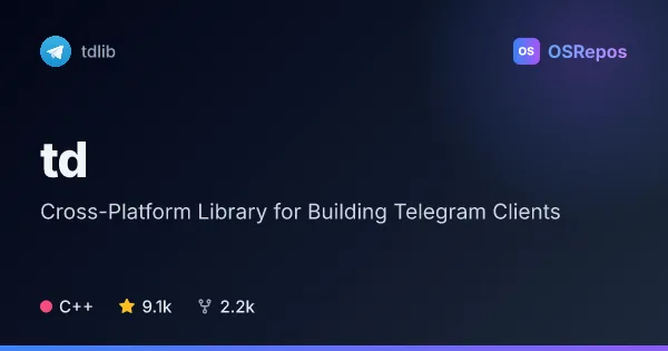 td: Build Cross-Platform Telegram Clients