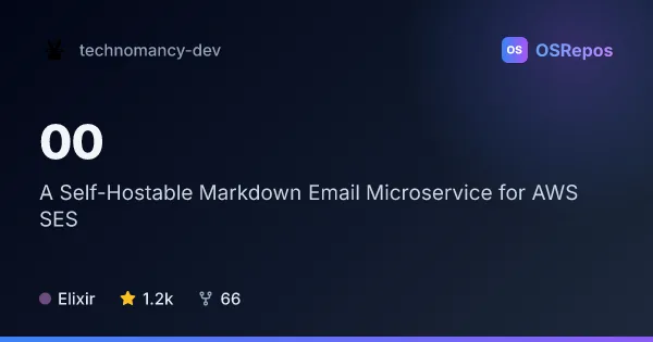 00: A Self-Hostable Markdown Email Microservice for AWS SES